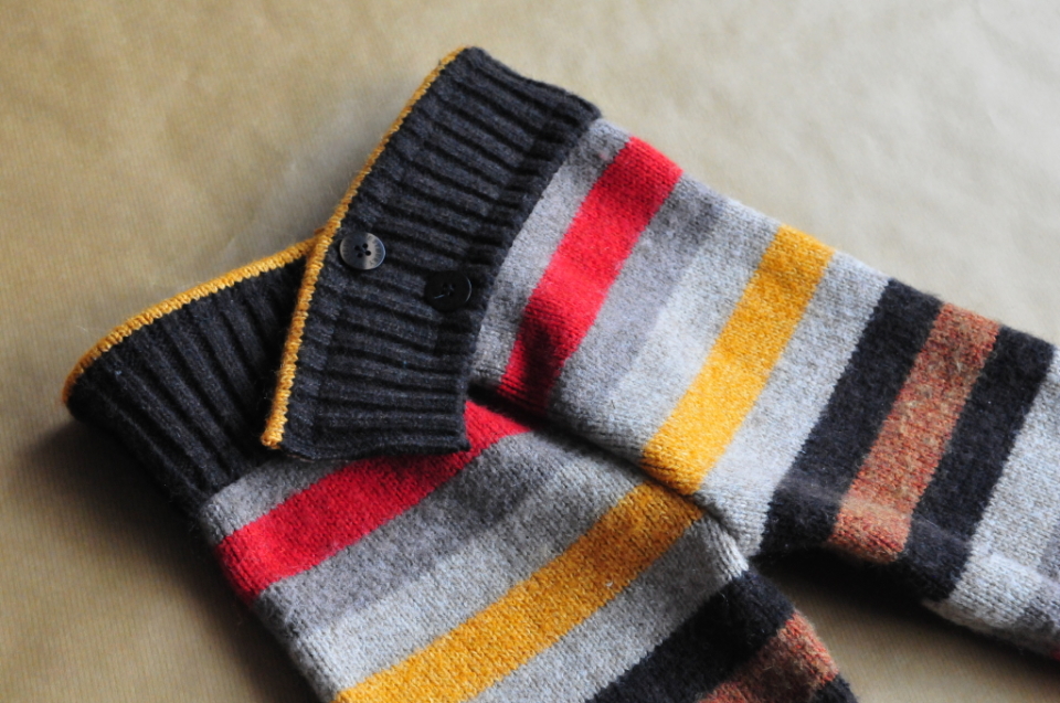 Jak ze starego swetra zrobić spodenki na zimę dla dziecka DIY (4)